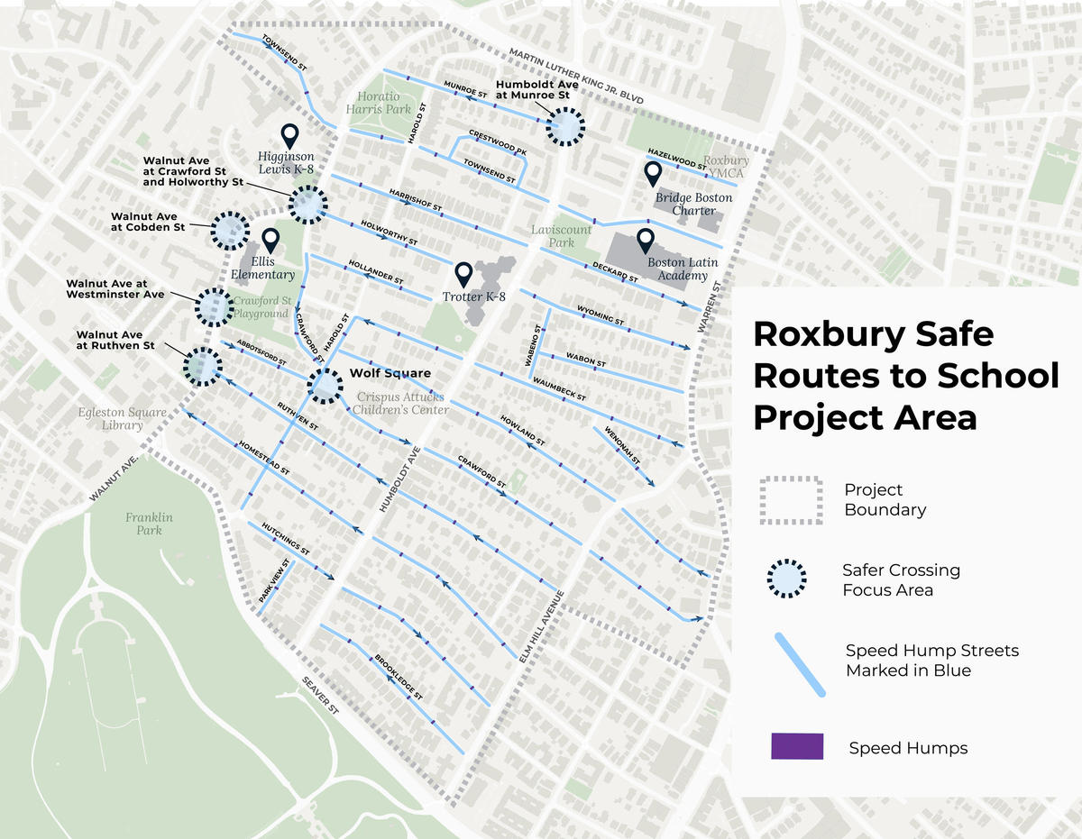 Roxbury Safe Routes to School project Boston.gov